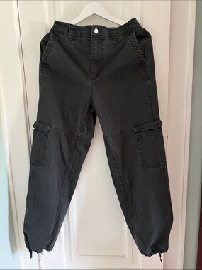 Old Navy • Washed Black Kim Possible Pants (Size M Tall)